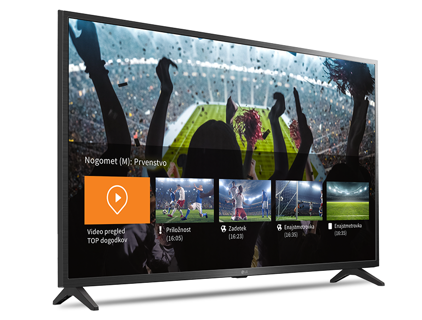 T-2 funkcija Modri gumb omogoča ogled top športnih dogodkov.  