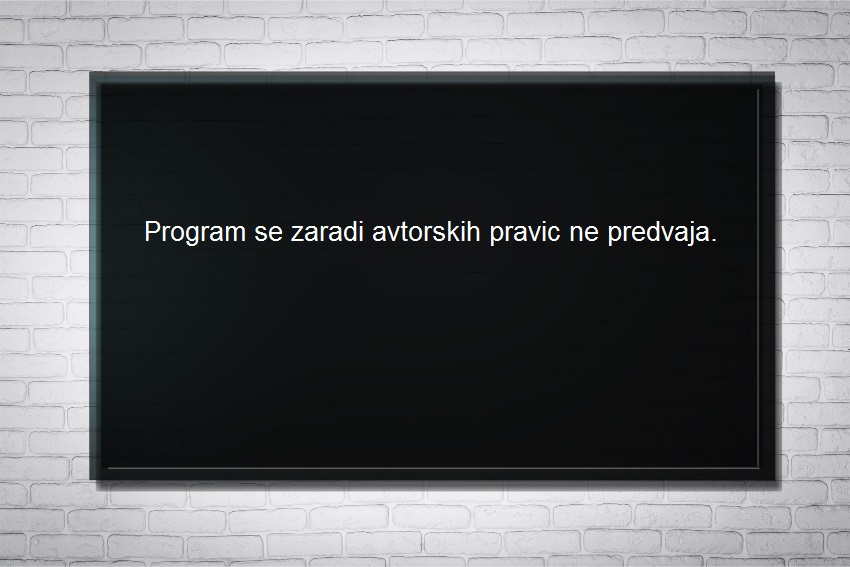 Črn ekran je pogosto posledica varovanja avtorskih pravic.