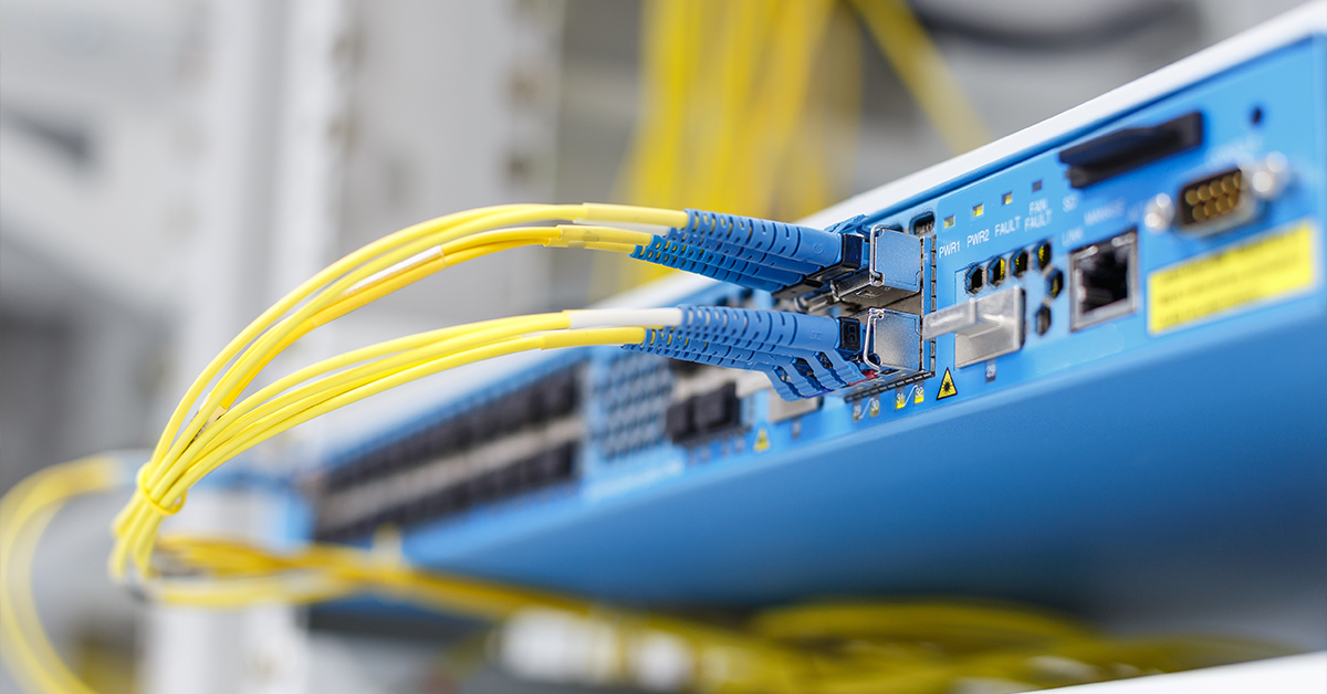 Kabli optičnega interneta.