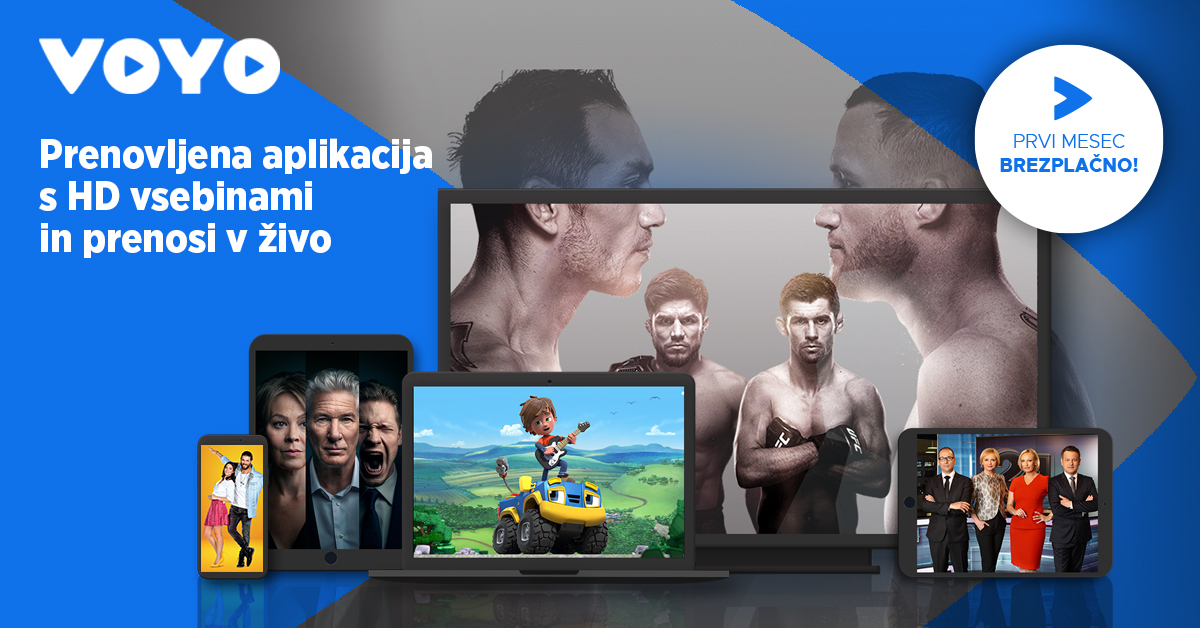 Nova aplikacija VOYO na TV